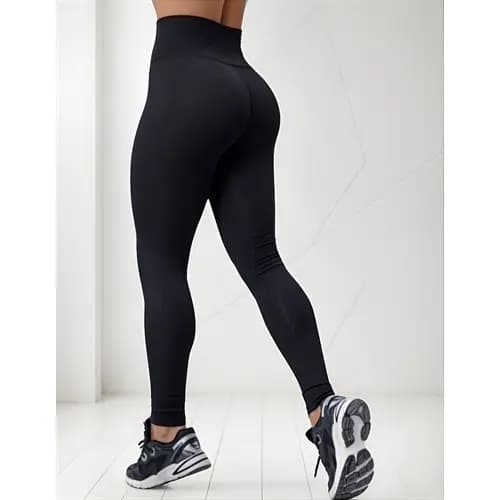 Legging Suplex Sem Transparência Fitness Academia Dia Dia Trabalho Grossa Cintura Alta Feminina