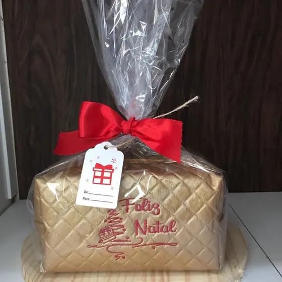 Necessaire Box Bordada Natal Presente Barato Promoção Corporativo Lembrança