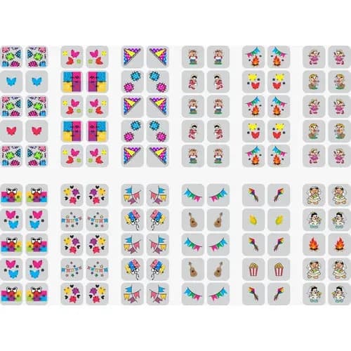 120 Adesivo De Unha 3d Festa Junina Chico Bento e Rosinhs Exclusivos Linda Nail Art Tecnologia HD 3D