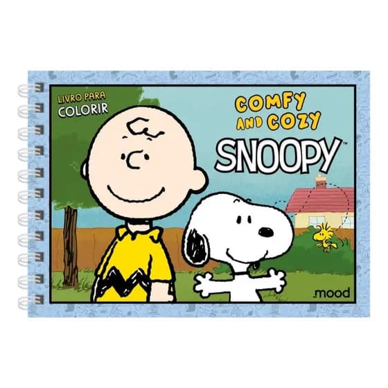 Livro Snoopy Comfy And Cozy, De Mood, Vol. 1. Editora Ciranda Cultural, Capa Dura (2025)