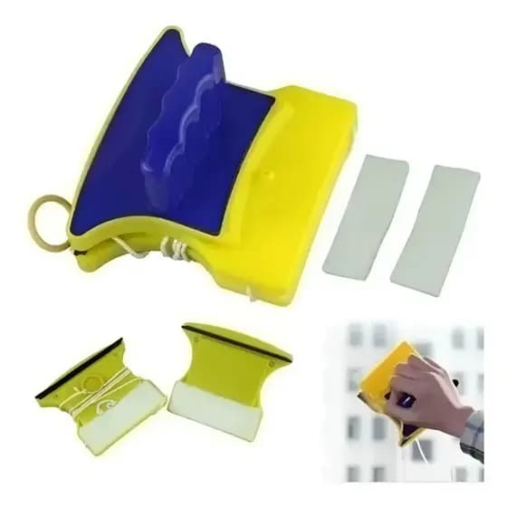 Limpador Vidro Duplo Magnético - Rodo Mágico Sacada Janela
