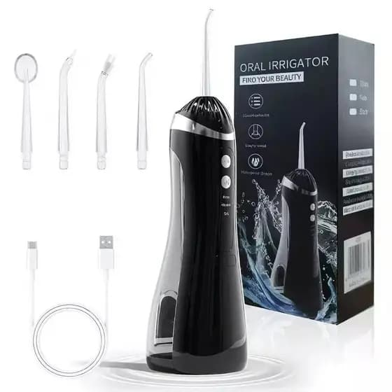 IRRIGADOR ORAL PORTÁTIL P/ HIGIENE BUCAL RECARREGÁVEL BIVOLT