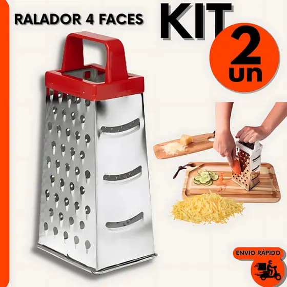 Raladores Prático E Fácil de Aço 4 Faces Inoxidável Multifuncional Legumes Queijos