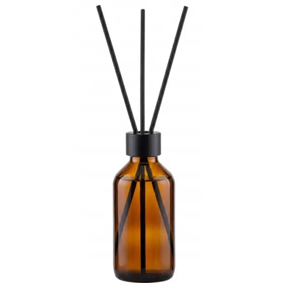 Aromatizador, Difusor De Vidro Âmbar 250ml C/ Tampa Luxo (1 Unidade)