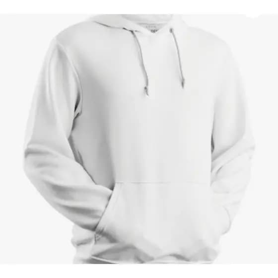 Blusa Moletom Canguru Liso Unissex Algodão Flanelado Capuz