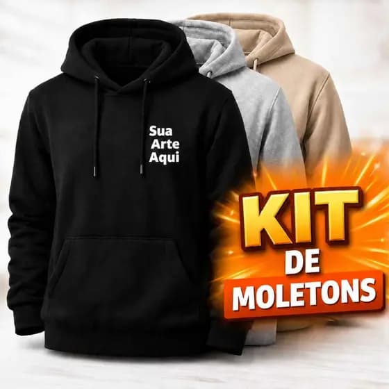 Kits de Moletons canguru personalizado