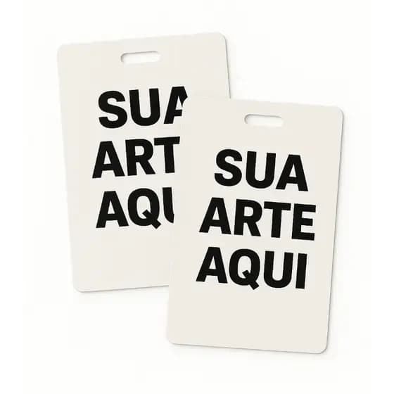 CRACHÁ PVC PERSONALIZADO | IDENTIFICAÇÃO PARA EMPRESAS, ESCRITÓRIOS E OBRAS