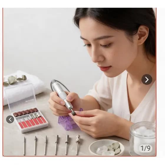 Kit Profissional 6 Brocas e 6 Lixas para Lixa Elétrica Lucky Bazar P0HO
