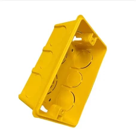 Caixa De Luz 4x2 Amarela Ou Preta Kit 50 Unidades