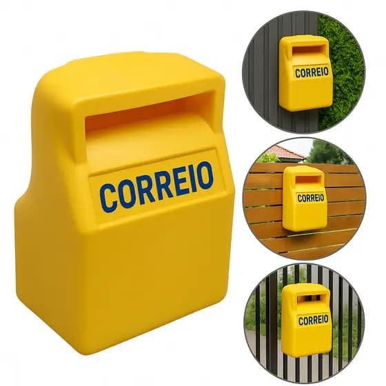 Caixa de Correio para Portão – Plástico Reforçado