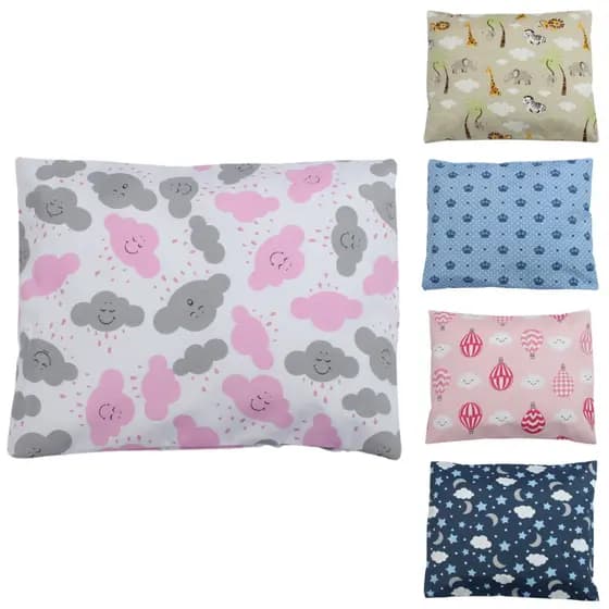 Fronha de Bebê Estampada Menina e Menino 100% Algodão