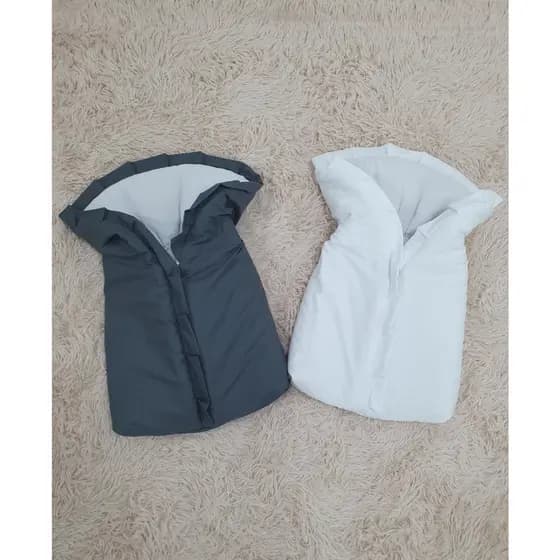 Saco Manta Porta Bebê ou Saco de Dormir Estampado Liso Fechamento em Ziper Menino Menina Neutro