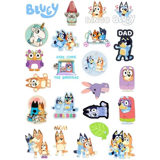 Adesivos Stickers Bluey