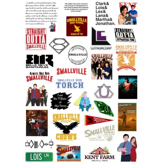 Adesivos Stickers Smallville