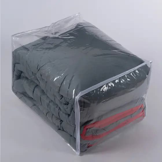 Kit 5 Embalagem Organizador Para Edredom King Em Pp Com Zíper Enxoval Guarda Roupa