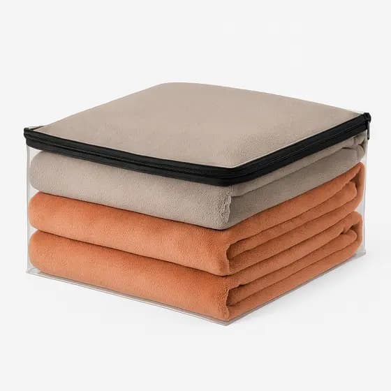Kit 4 Saco Organizador Closet Edredon Cobertor C/ Ziper