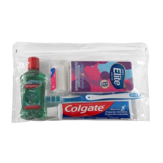 5 Saquinho Organizador Para Bolsa Mala De Viagem Com Zíper