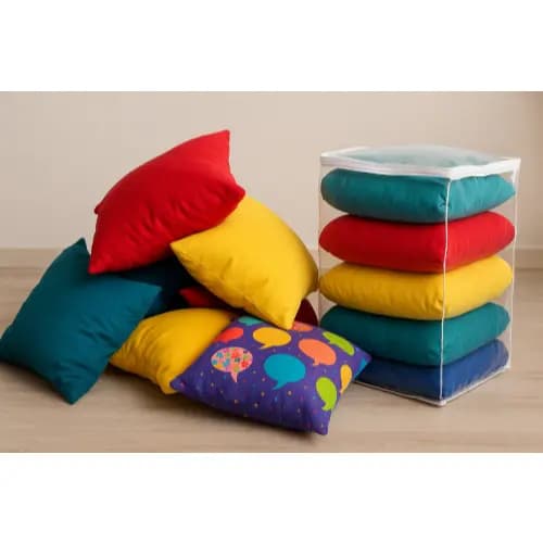 10 Saco Organizador Multiuso Para Almofadas Edredom Zíper Guarda Roupa Armário