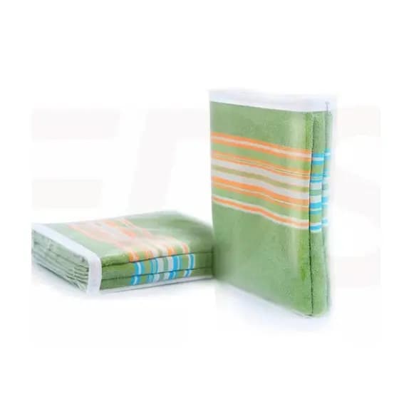 Kit 100 Saco Organizador Lençol Toalha 28 x 34 x 5 Pvc Guarda Roupa Armário
