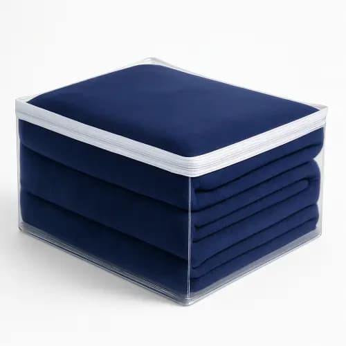 Kit 10 Organizador M- Pvc De Enxovais E Roupas Com Zíper. Armário Cômoda