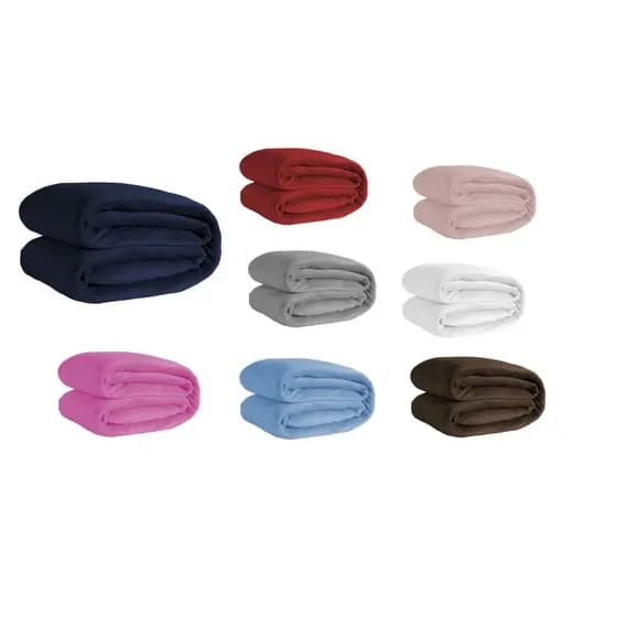 Manta Microfibra Lisa Casal Cobertor Soft Veludo 2,20mx1.80m