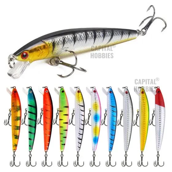 Isca artificial meia água realista pesca traíra, tucunaré, black bass, trairão, cachorra, aruanã
