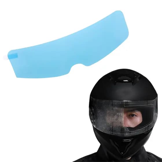 Película De Capacete Anti Chuva HD Filme Lente Para Viseira Adesiva Fácil Instalação