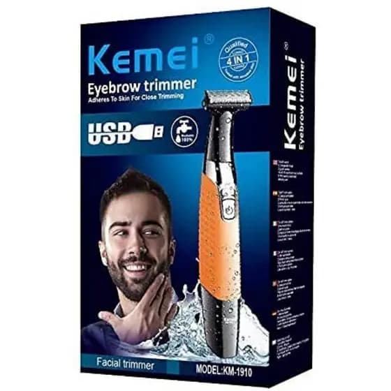 Barbeador Aparador De Pelo Prova D'água Kemei Km-1910 100v/240v
