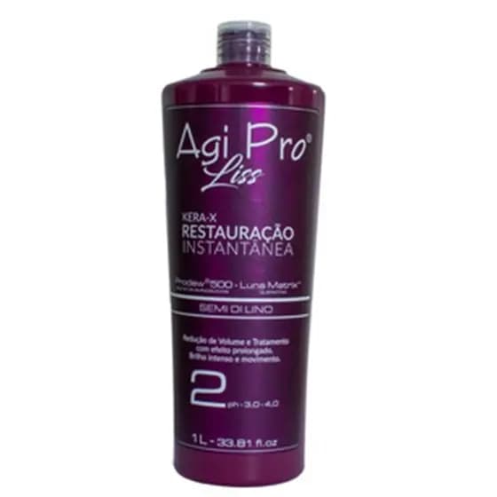 Agi Max Pro Liss Escova Progressiva Passo 2 Ativo 1L