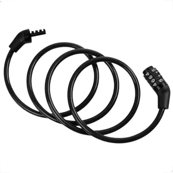 Cadeado Segredo Elleven 65cm 8mm Cabo Aco Revestido Antifurto Trava Sem Chave Bike Urbano