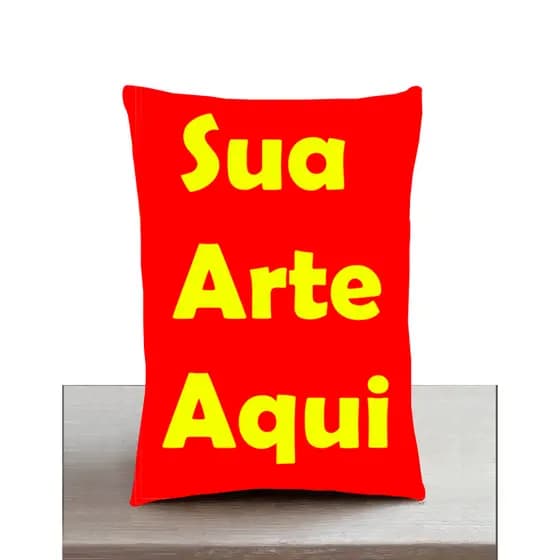Almofada Decorativa enfeite Sua arte imagem foto lembrancinha personalizada presente criativo aniversario menino menina