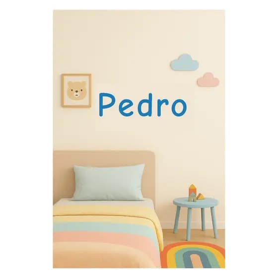 ✨ Adesivo de Parede Personalizado com Nome ✨