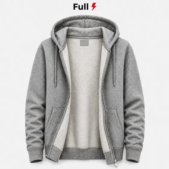 Moletom Com Zíper Masculino com Capuz Estilozo Jaqueta com Bolso Canguru Confortável Para Frio
