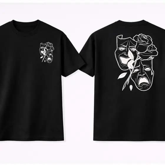 Camiseta Masculina Oversized Estampada 100% Algodão Streetwear Premium