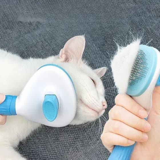 Escova Para Cães De Estimação Autolimpante Ferramentas O Asseio De Gatos Acessórios Pentear