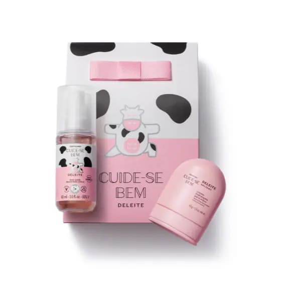 Kit Presente Especial Cuide-Se Bem Deleite (Body Splash Deleite + Creme de mãos - 2 Itens) kit Deleite