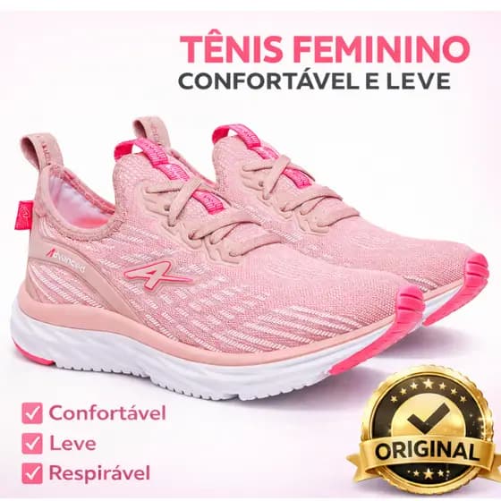 Tenis,Feminino,Esportivo,academia,treino,caminhada,corrida,confortavel,leve