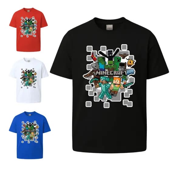 Camiseta Infantil Gamer 100% Algodão estampada premium Masculina Feminina