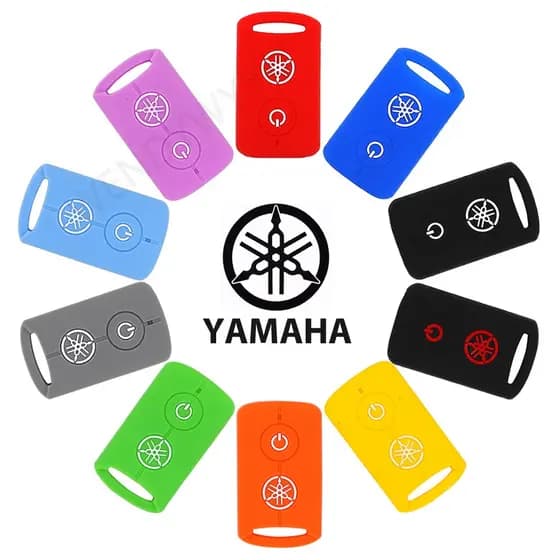 & Capa De Chave Remota De Borracha De Silicone Yamaha NVX/Y16/AEROX/XMAX De Alta Qualidade Para Motocicleta
