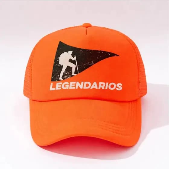 Boné Legendários Fé Cristão Caminhada Morro Montanha Jesus Deus estampado aba curva