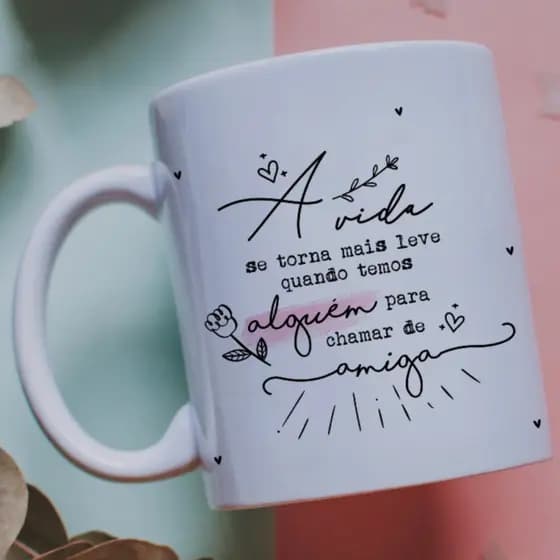 Caneca Personalizada Presente para Amiga