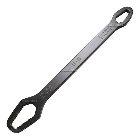Chave Boca Fixa Aço Universal 8 A 22mm Cabeça Dupla Torx