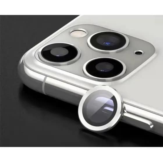 Película De Lente De Câmera Cinza Lisa De Vidro Para iPhone 13/ 13 Mini / 14 / 14 Plus / 14 Pró / 14 Pró Max / 15 Pró .