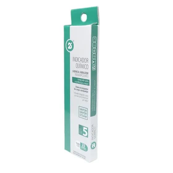 Integrador Químico Ciclo de Esterilização de Autoclaves à Vapor 25 Testes - 2I