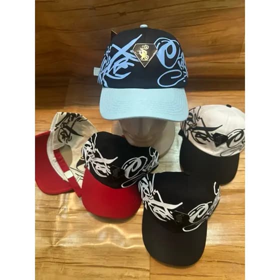 Boné Masculino estilo motocicleta moto Gp Osascorte Letreiro Aba curva envio imediato