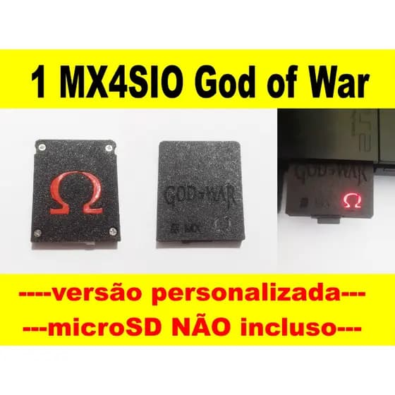 MX4SIO ADAPTADOR PERSONALIZADO leitor cartão de memória PS2 Sistema OPL