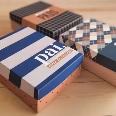 Caixa Presente Dia dos Pais Personalizada | Caixa para Kit Presente | Embalagem Premium