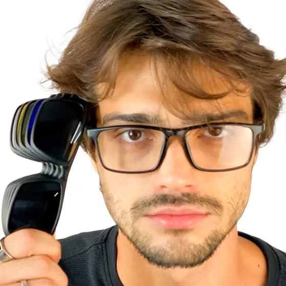 Óculos Clipon 6 em 1 Masculino Envio Rapido DIA E NOITE Presentegod