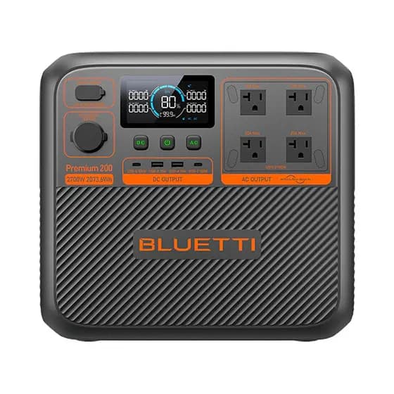 Bluetti Premium 200 V2 Estação de Energia Portátil 2.700W 2.073,6Wh