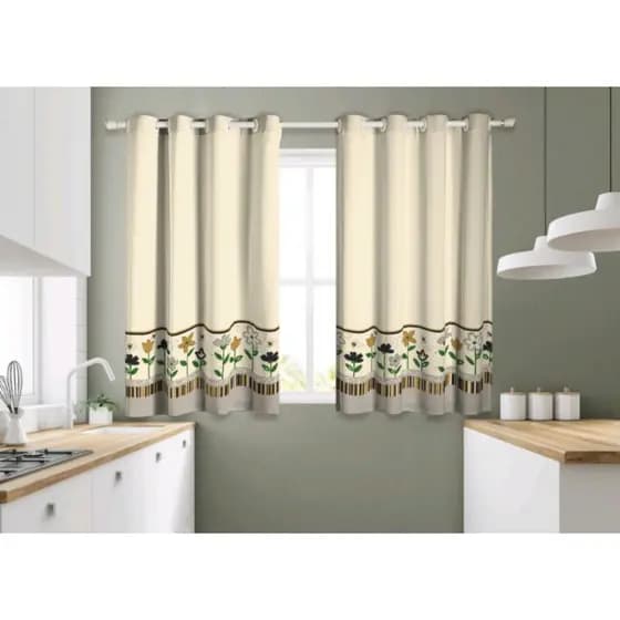 Cortina de Cozinha e Janela Oxford 2,00 X 1,50 Estampada Imperdível